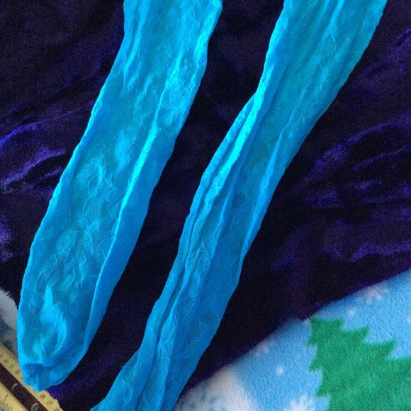 Fredericks LACE SEAMED thigh high stockings 80s Rare Vtg Also black/White - Picture 6 of 7